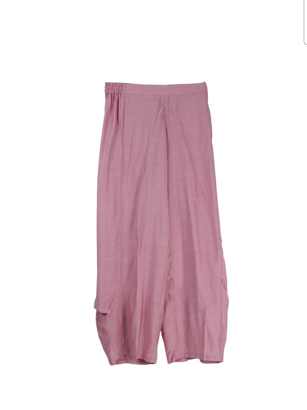 Shana Dusty Rose Wide Leg Harem Pants